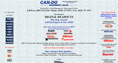 Desktop Screenshot of candomachinery.com